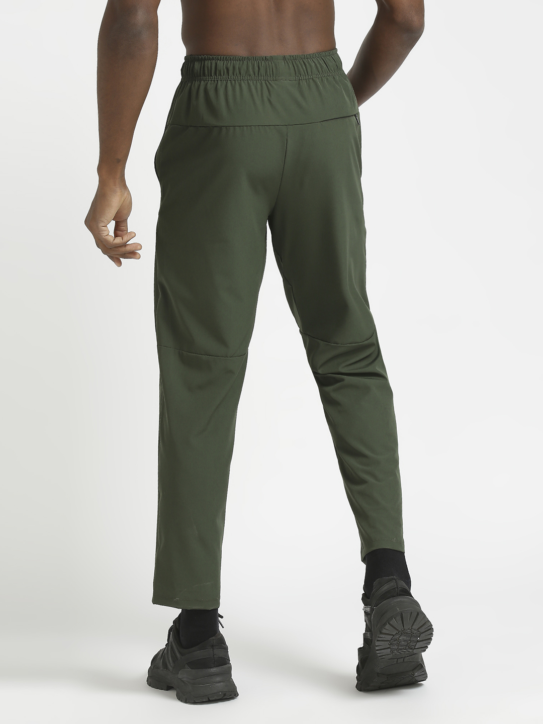 Hardik Pandya Men Dynamic Active Wear Olive Track Pant for Workout, Gym, Running, Yoga and Sports (4)
