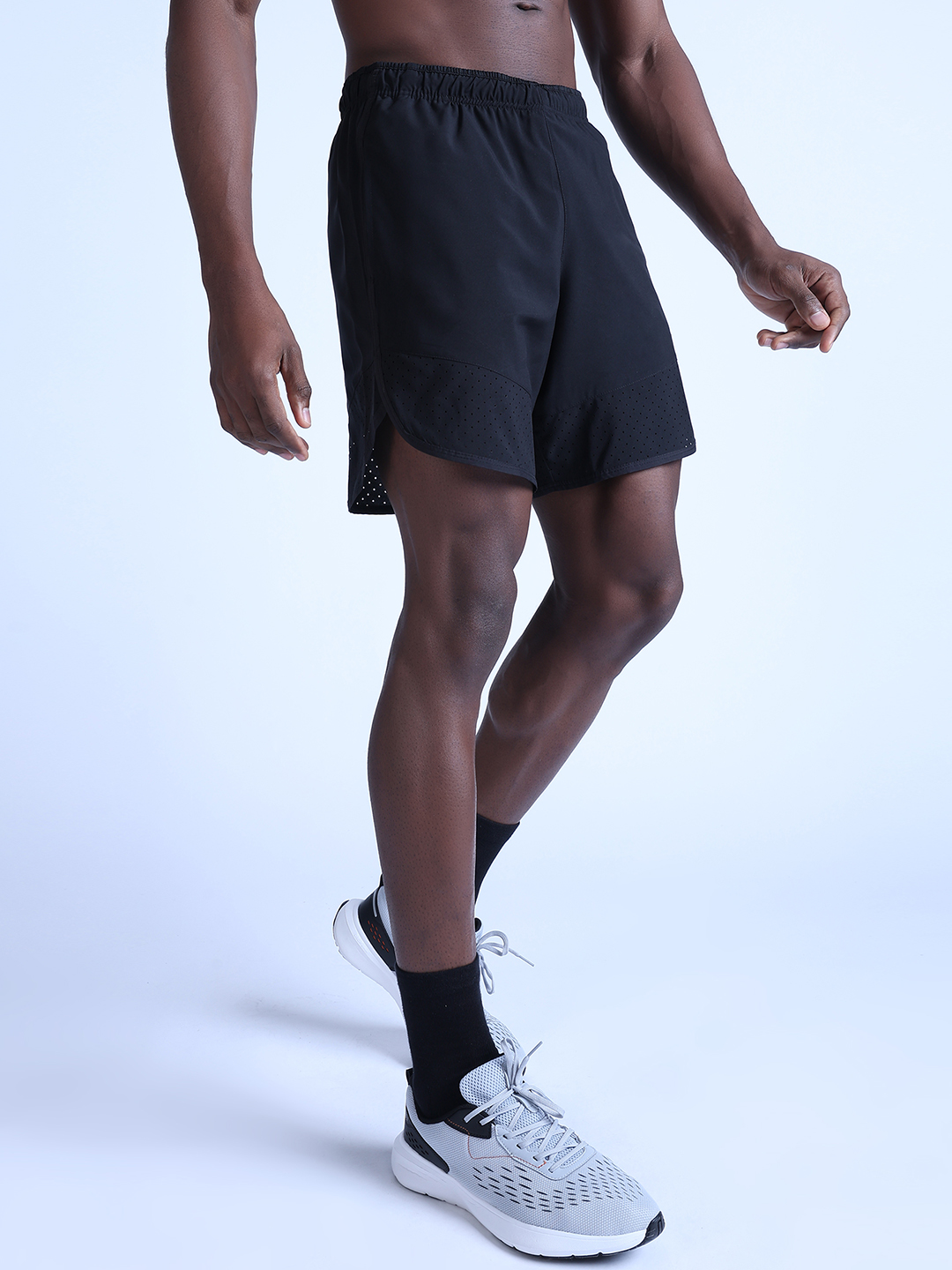 Hardik Pandya Men Flex Versatile Athletic Lightweight Activewear Black Shorts for Workout, Gym, Running, Yoga and Sports (4)