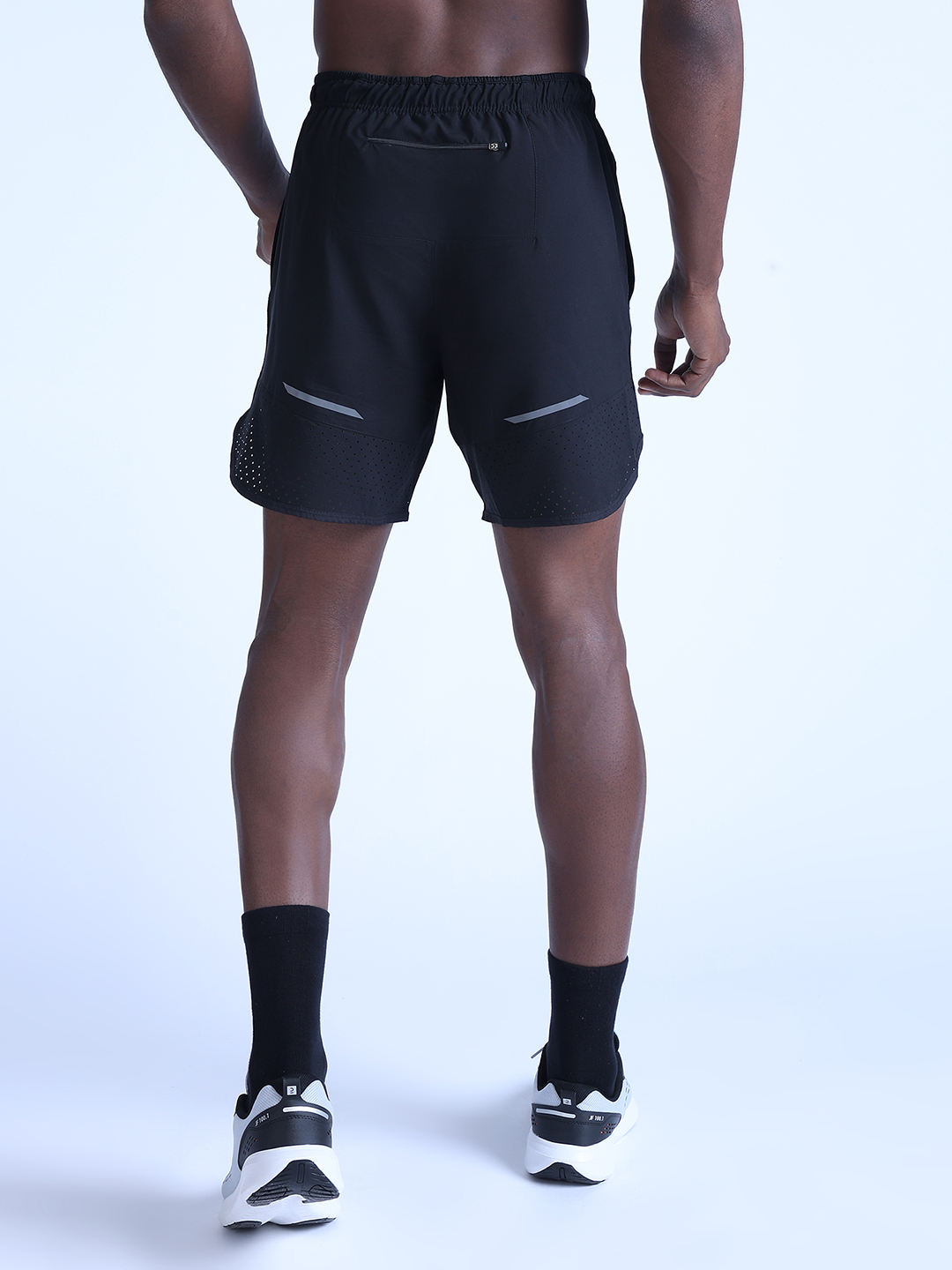 Hardik Pandya Men Flex Versatile Athletic Lightweight Activewear Black Shorts for Workout, Gym, Running, Yoga and Sports (5)