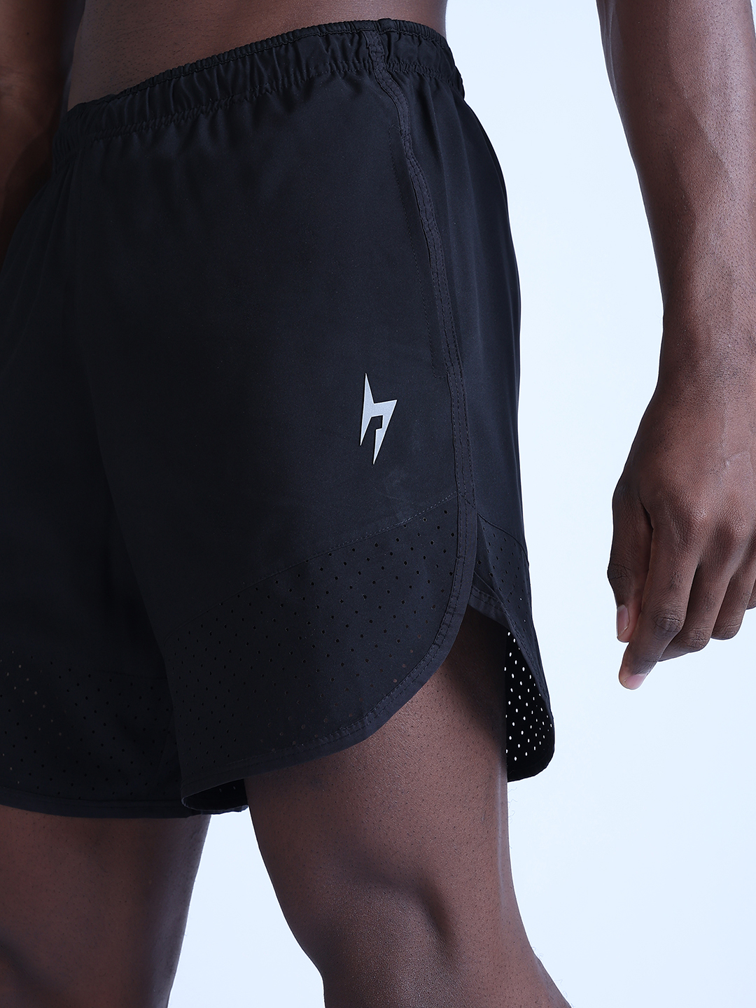 Hardik Pandya Men Flex Versatile Athletic Lightweight Activewear Black Shorts for Workout, Gym, Running, Yoga and Sports (7)