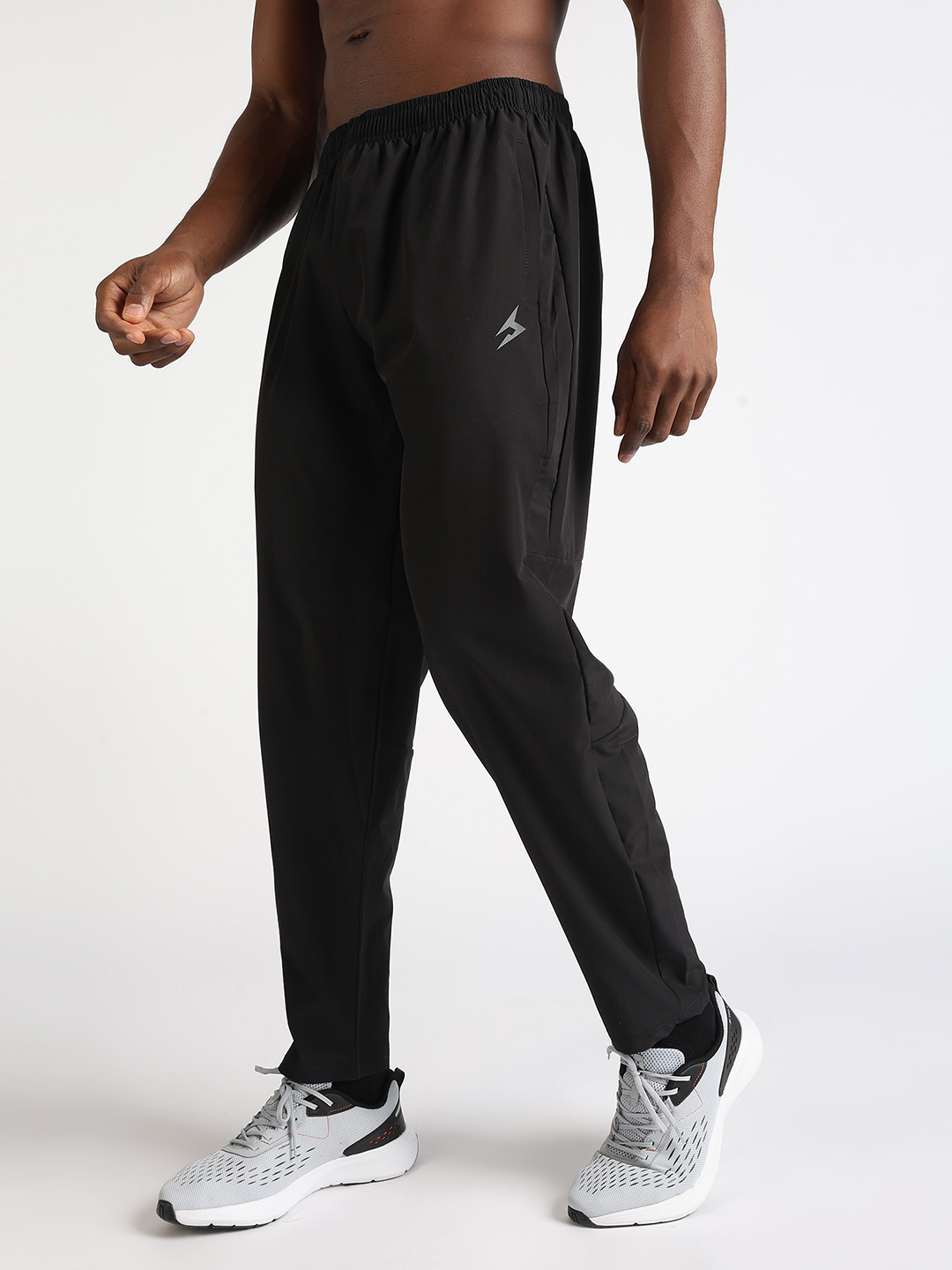 Hardik Pandya Men Level-Up Active Wear Black Track Pant for Workout, Gym, Running, Yoga and Sports (3)