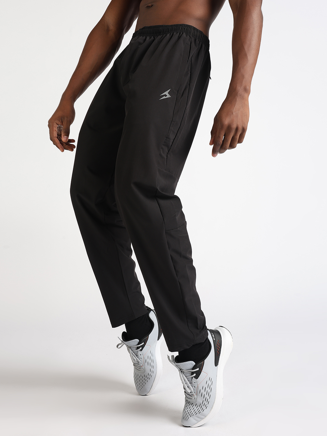 Hardik Pandya Men Level-Up Active Wear Black Track Pant for Workout, Gym, Running, Yoga and Sports (6)