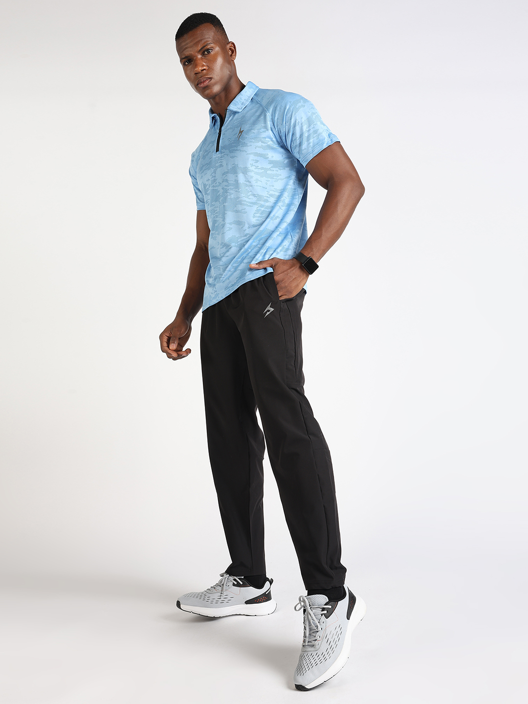 Hardik Pandya Men Level-Up Active Wear Black Track Pant for Workout, Gym, Running, Yoga and Sports (7)