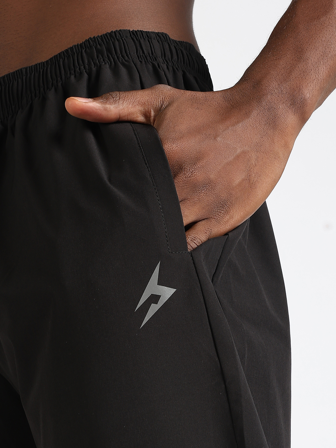Hardik Pandya Men Level-Up Active Wear Black Track Pant for Workout, Gym, Running, Yoga and Sports (8)