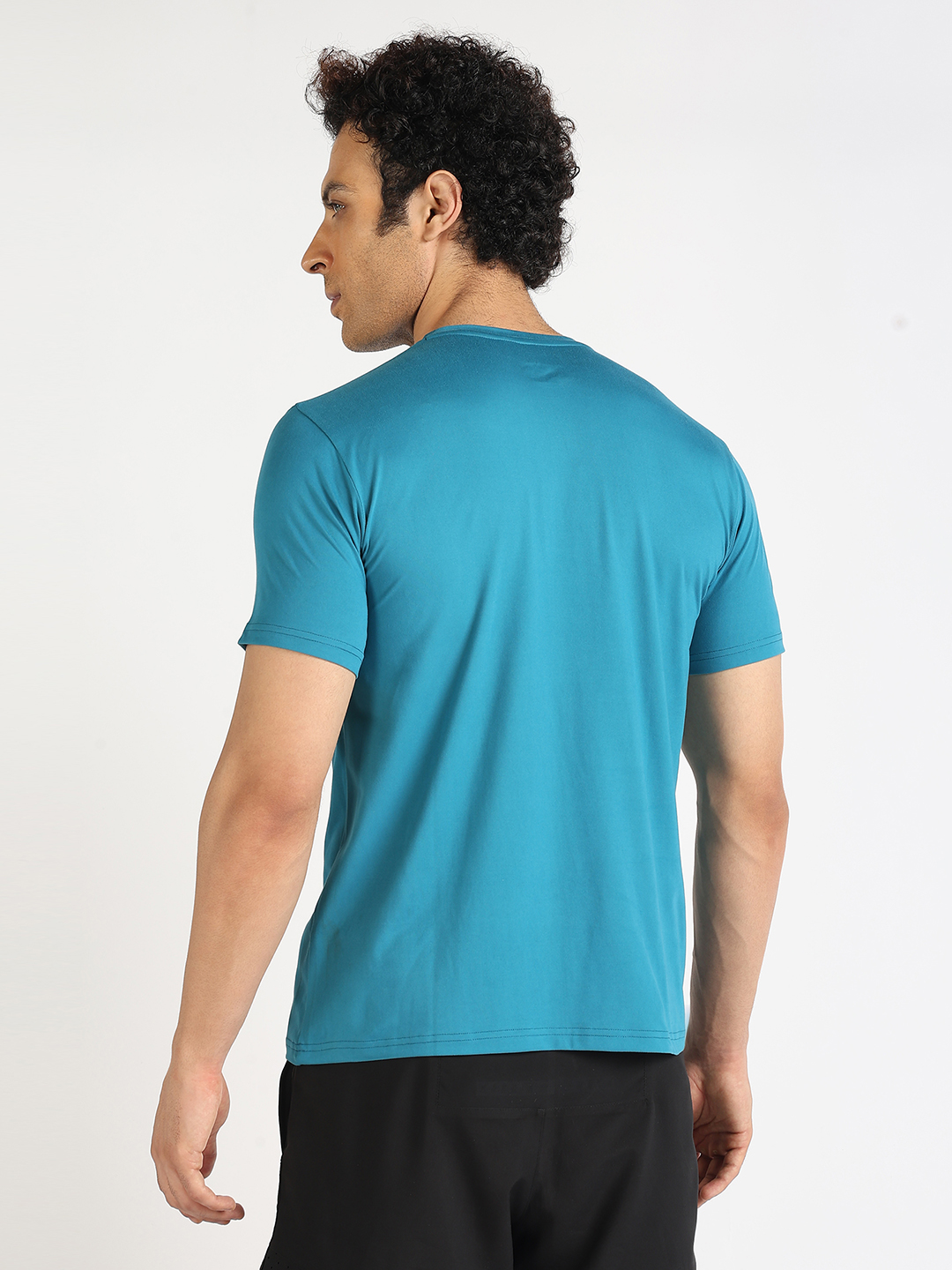 Hardik Pandya Men Performance Round Neck Quick Dry Blue T-Shirt for Gym, Running, Yoga, Indoor & Outdoor Sports (5)