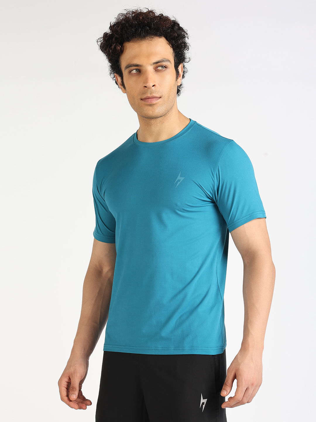 Hardik Pandya Men Performance Round Neck Quick Dry Blue T-Shirt for Gym, Running, Yoga, Indoor & Outdoor Sports - Custom (4)