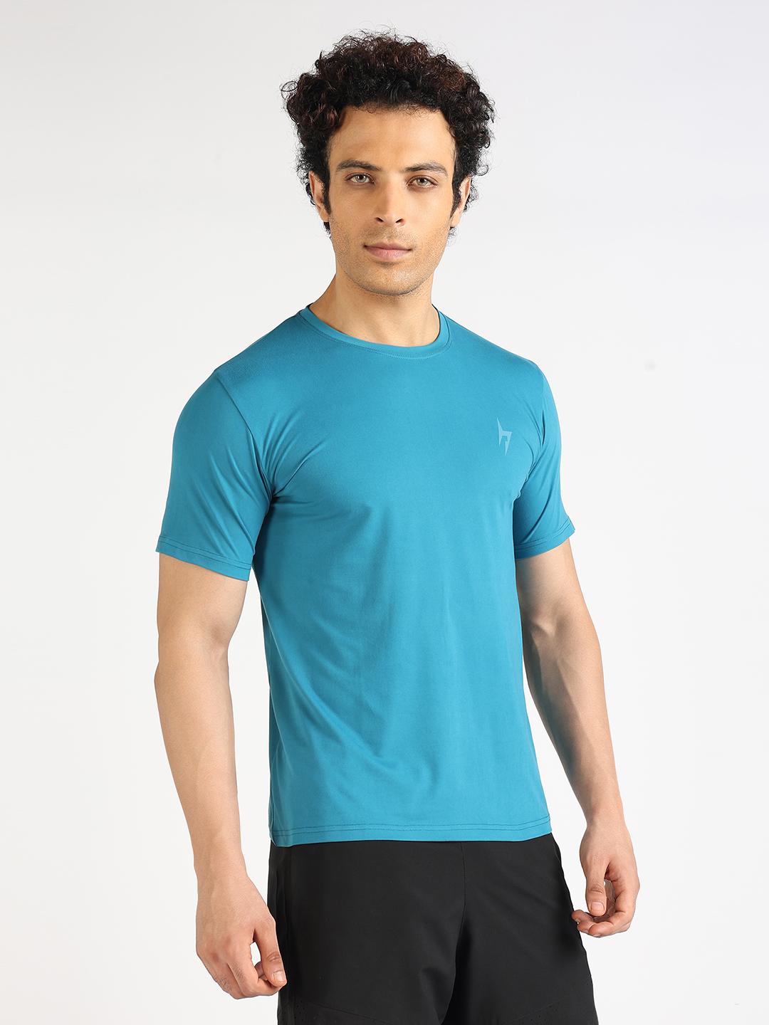 Hardik Pandya Men Performance Round Neck Quick Dry Blue T-Shirt for Gym, Running, Yoga, Indoor & Outdoor Sports - Custom (5)