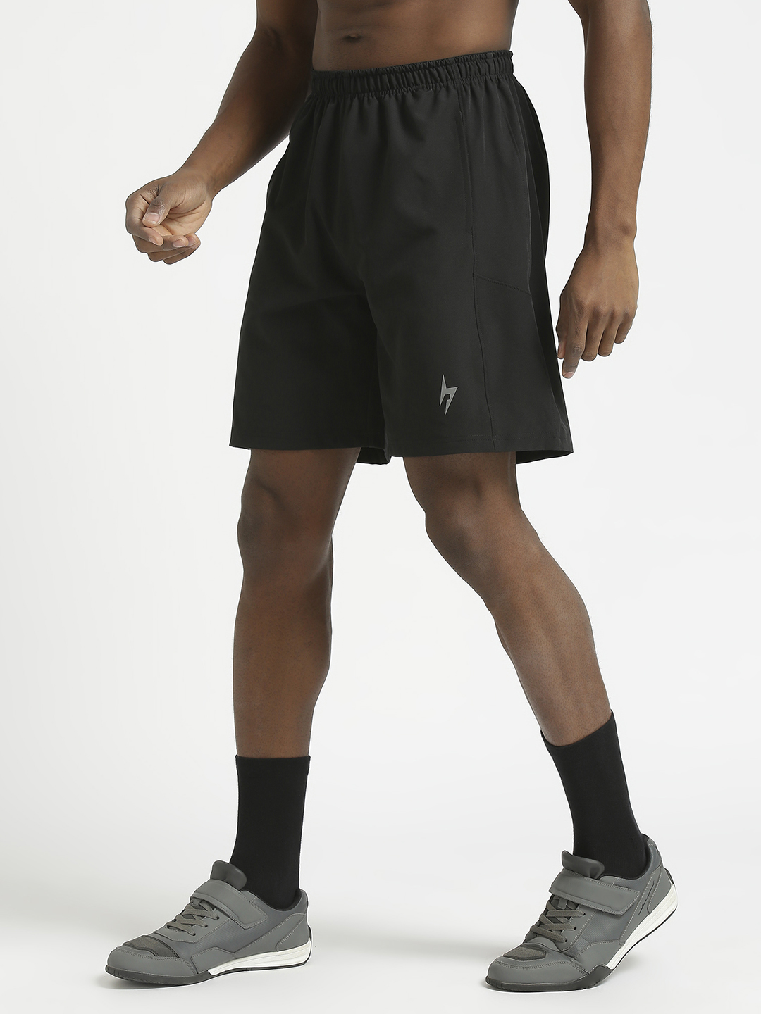 Hardik Pandya Men Swift Athletic Lightweight Activewear Navy Blue Shorts for Workout, Gym, Running, Yoga and Sports (2)