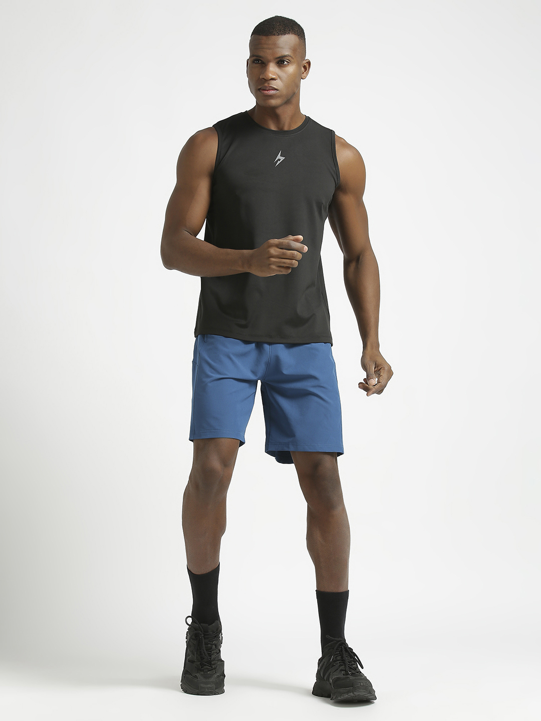 Hardik Pandya Men Swift Athletic Lightweight Activewear Teal Shorts for Workout, Gym, Running, Yoga and Sports (6)