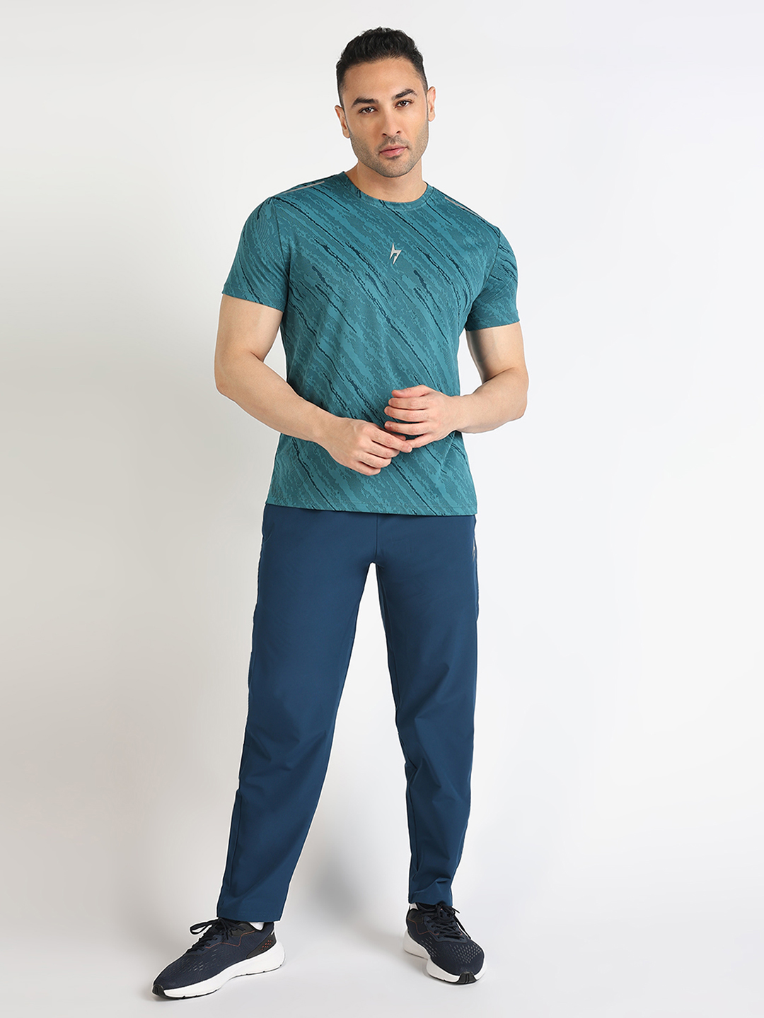 Hardik Pandya Men Turbo Round Neck Quick Dry Camo T-Shirt for Gym, Running, Yoga, Indoor & Outdoor Sports (5)