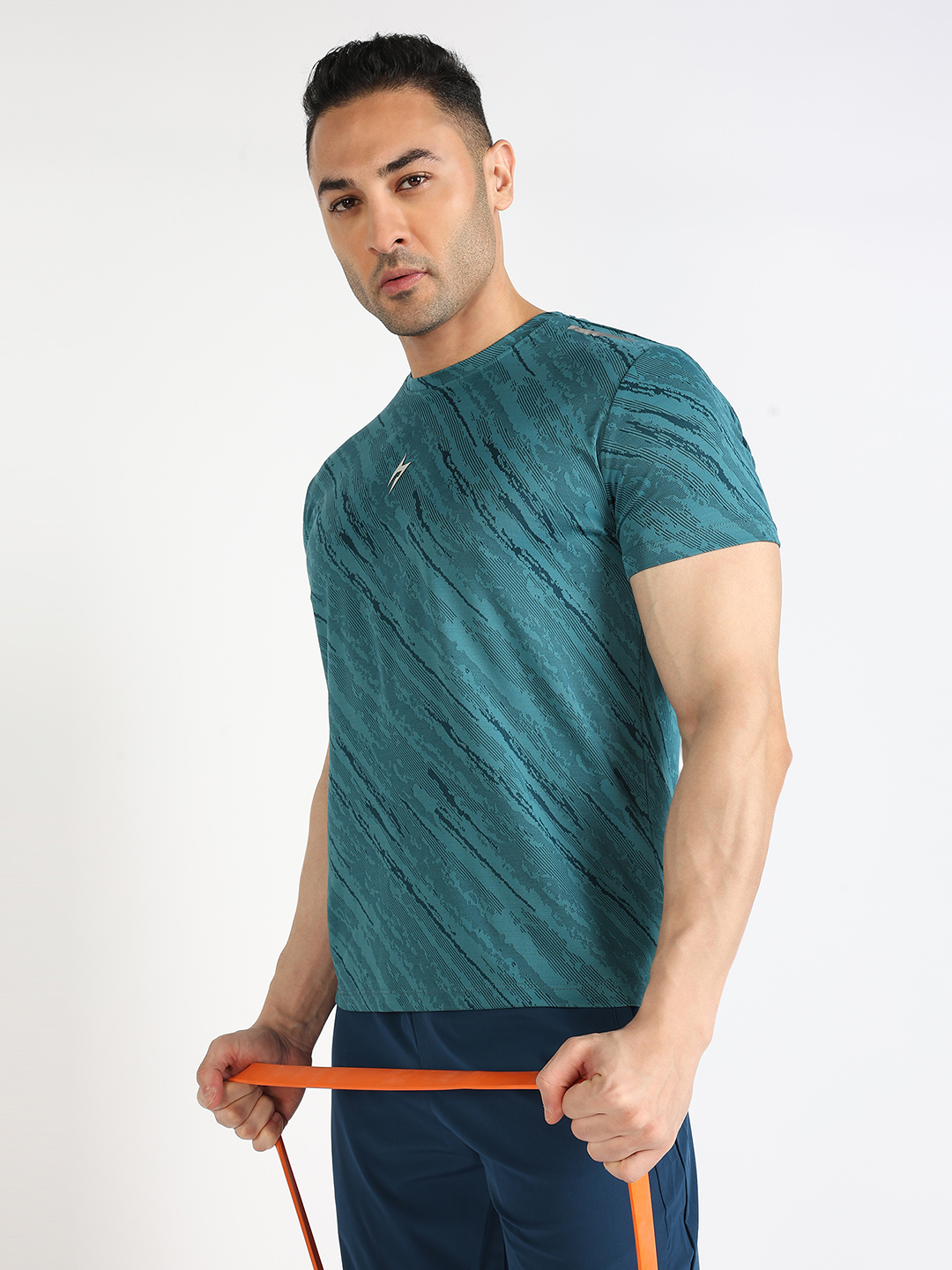 Hardik Pandya Men Turbo Round Neck Quick Dry Camo T-Shirt for Gym, Running, Yoga, Indoor & Outdoor Sports (7)