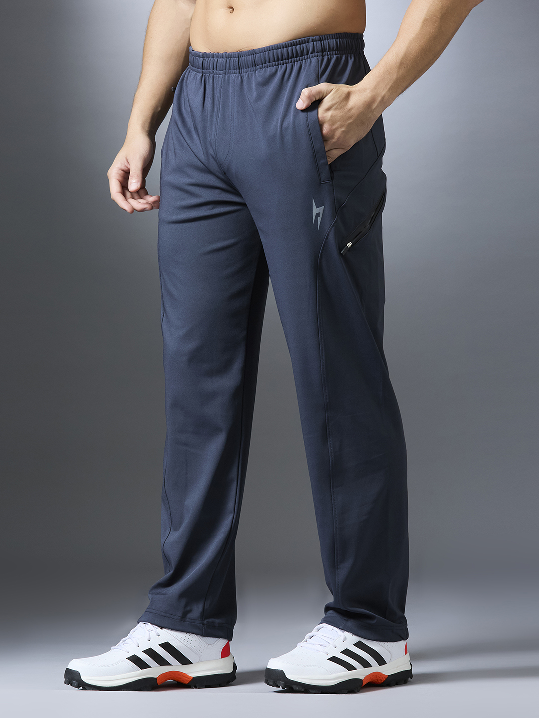 Hardik Pandya Men Utility Active Wear Dark Grey Track Pant for Workout, Gym, Running, Yoga, Indoor & Outdoor Sports (3)