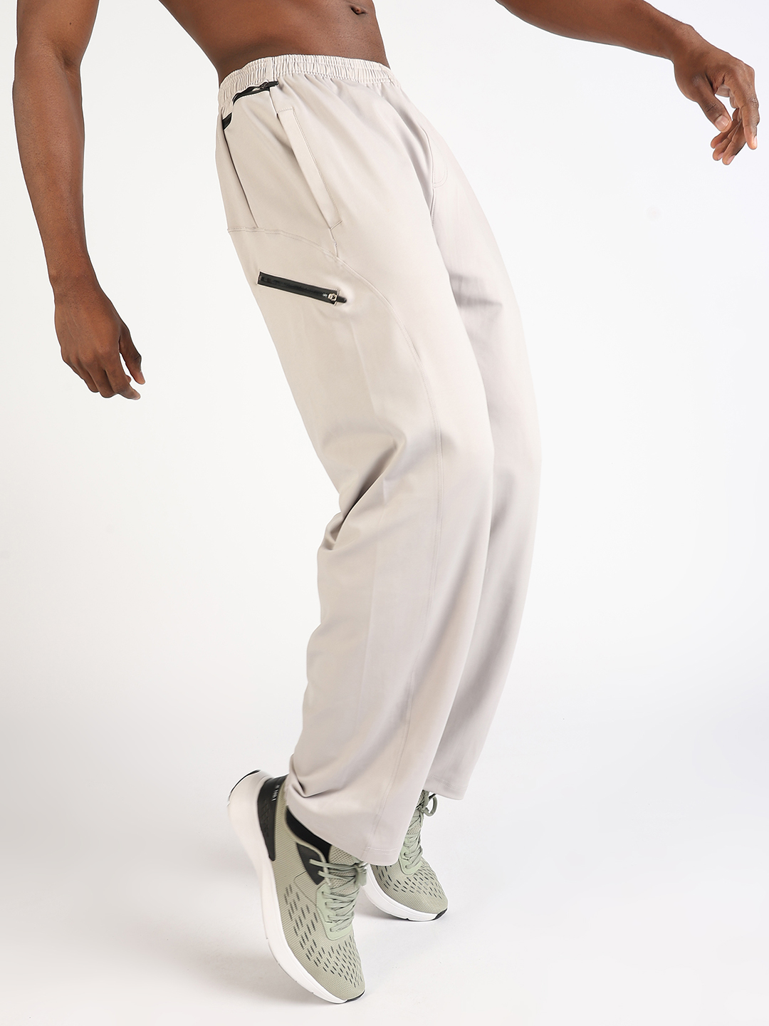 Hardik Pandya Men Utility Active Wear Grey Track Pant for Workout, Gym, Running, Yoga, Indoor & Outdoor Sports (6)