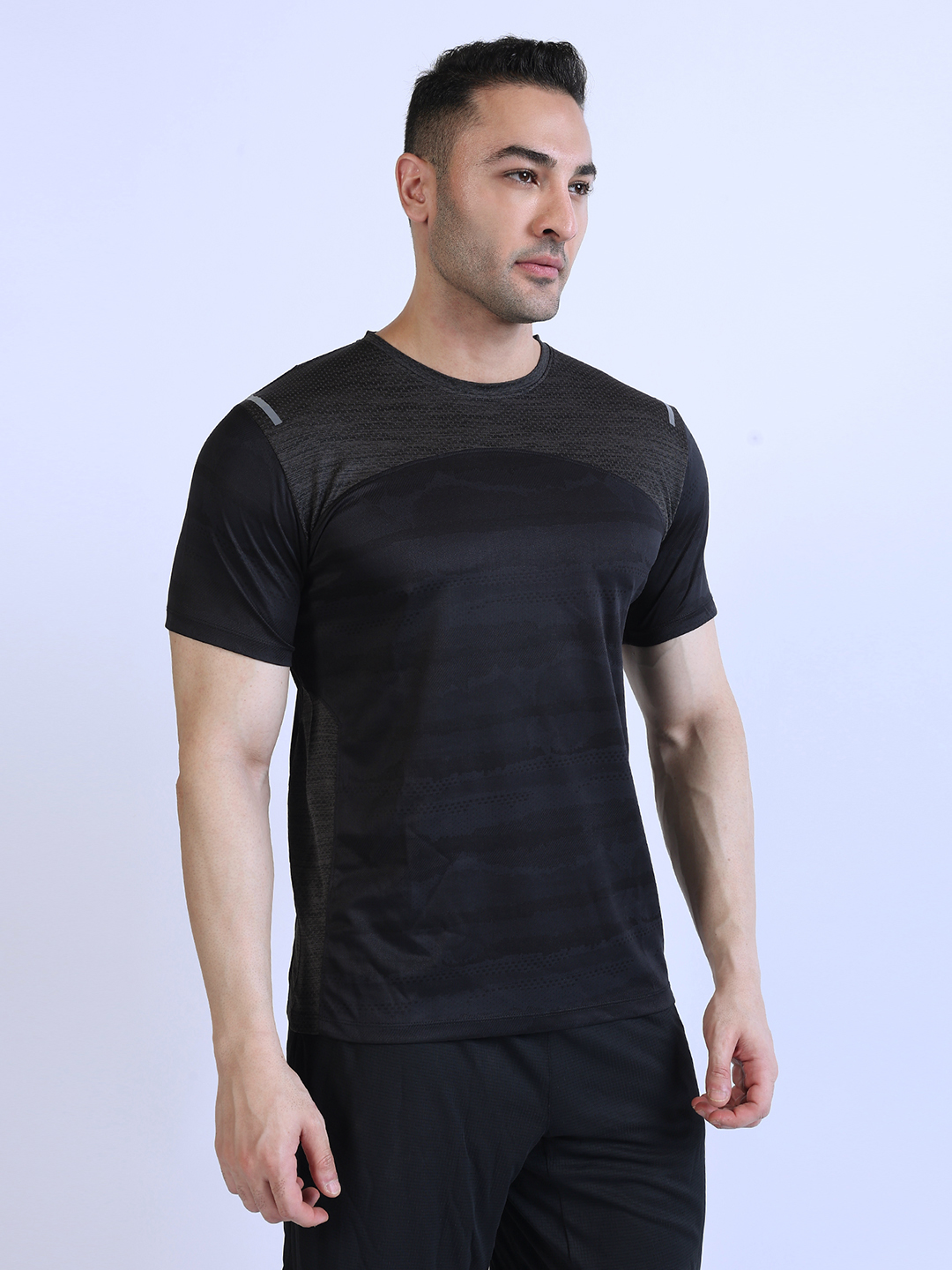 Hardik Pandya Men Zeal Round Neck Quick Dry Camo T-Shirt for Gym, Running, Yoga, Indoor & Outdoor Sports (3)