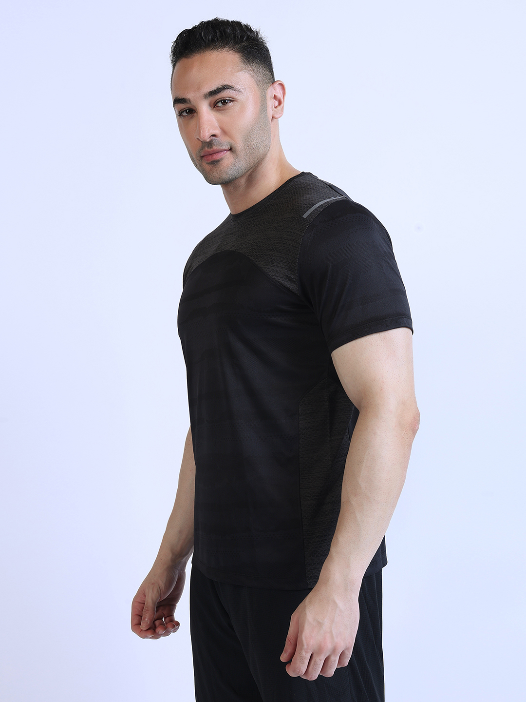 Hardik Pandya Men Zeal Round Neck Quick Dry Camo T-Shirt for Gym, Running, Yoga, Indoor & Outdoor Sports (4)