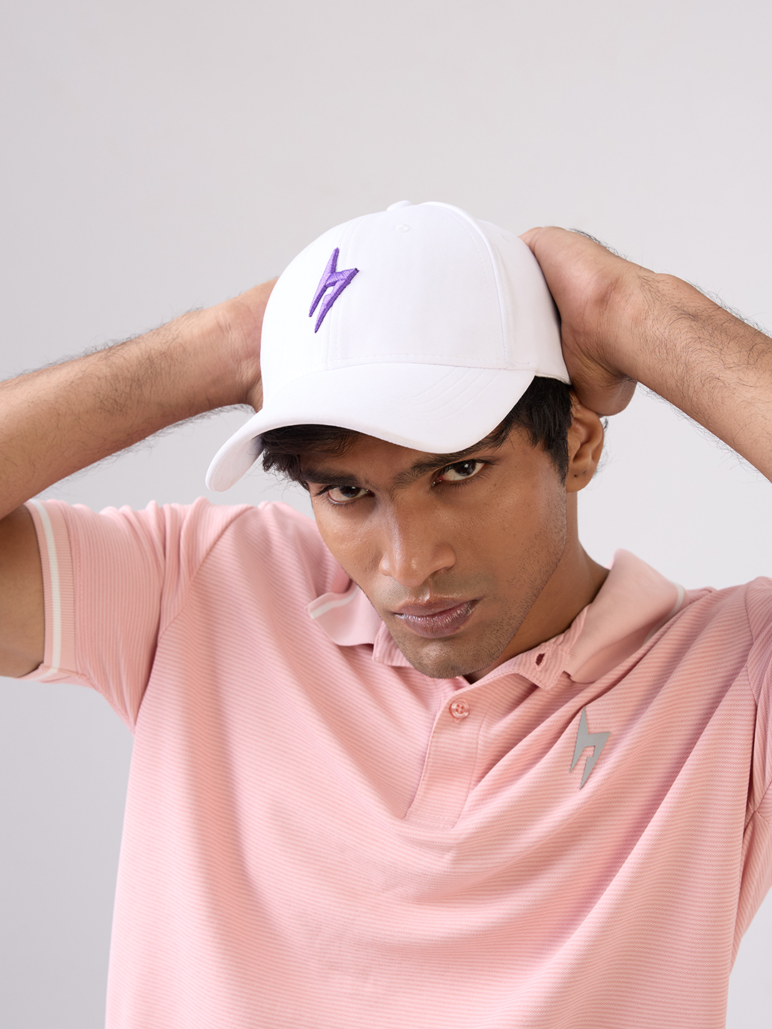 Hardik Pandya Thunderbolt Adjustable Cap For Running and Outdoor Activities (White) (2)
