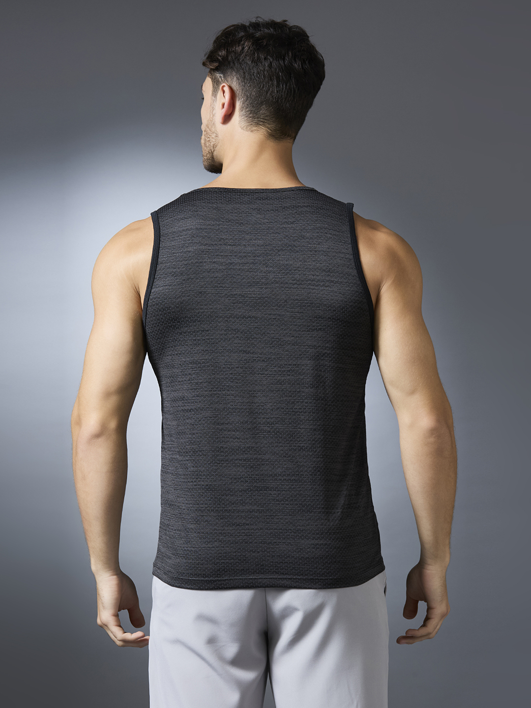Hardik Pandya Vertex Regular Fit Vest in Black for Men (5)