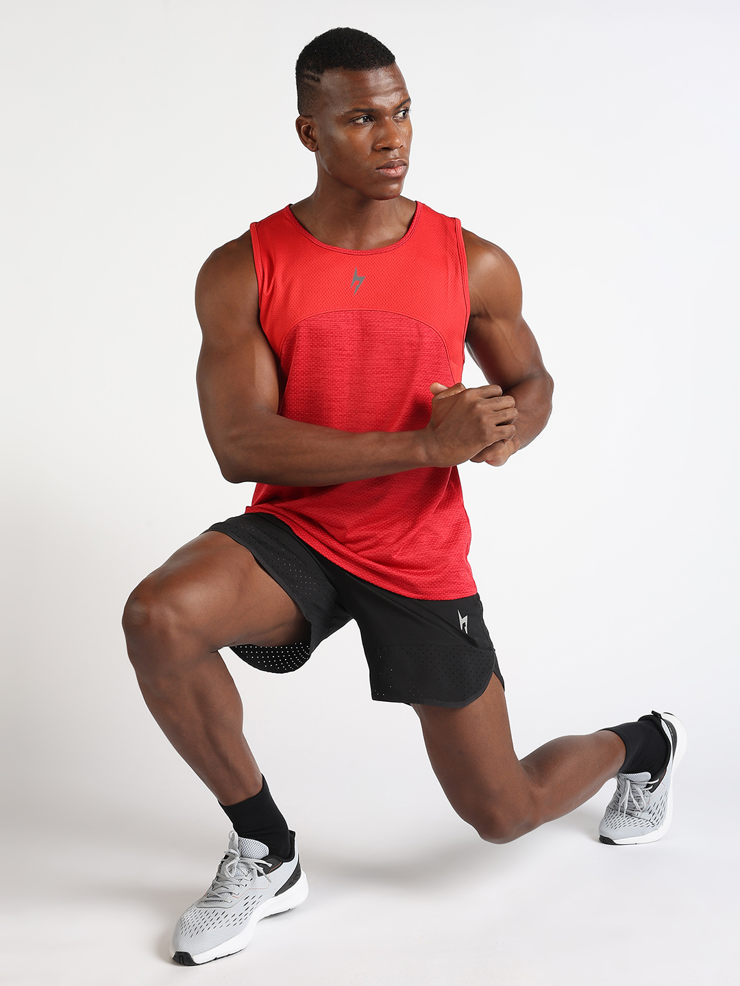 Hardik Pandya Vertex Regular Fit Vest in Red for Men (6)