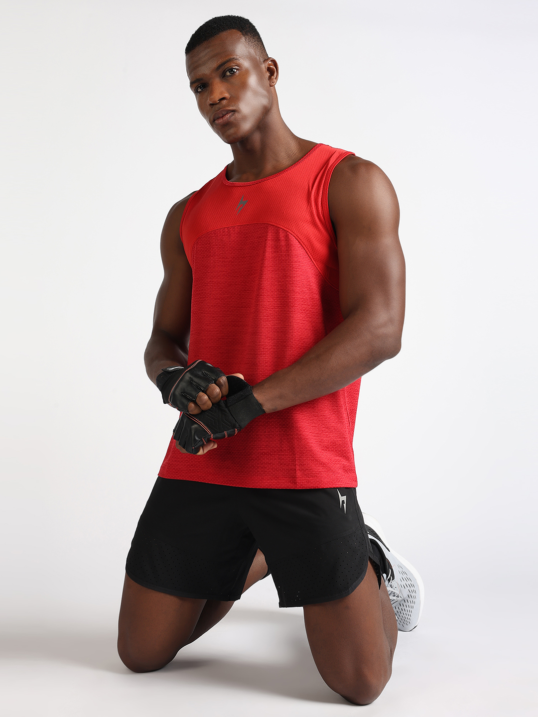 Hardik Pandya Vertex Regular Fit Vest in Red for Men (7)