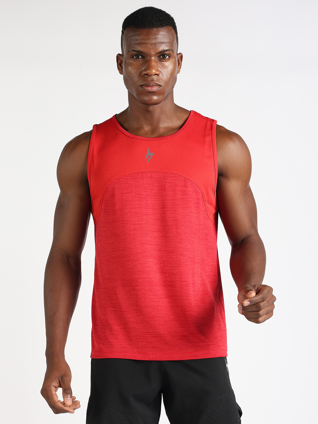Hardik Pandya Vertex Regular Fit Vest in Red for Men (2)