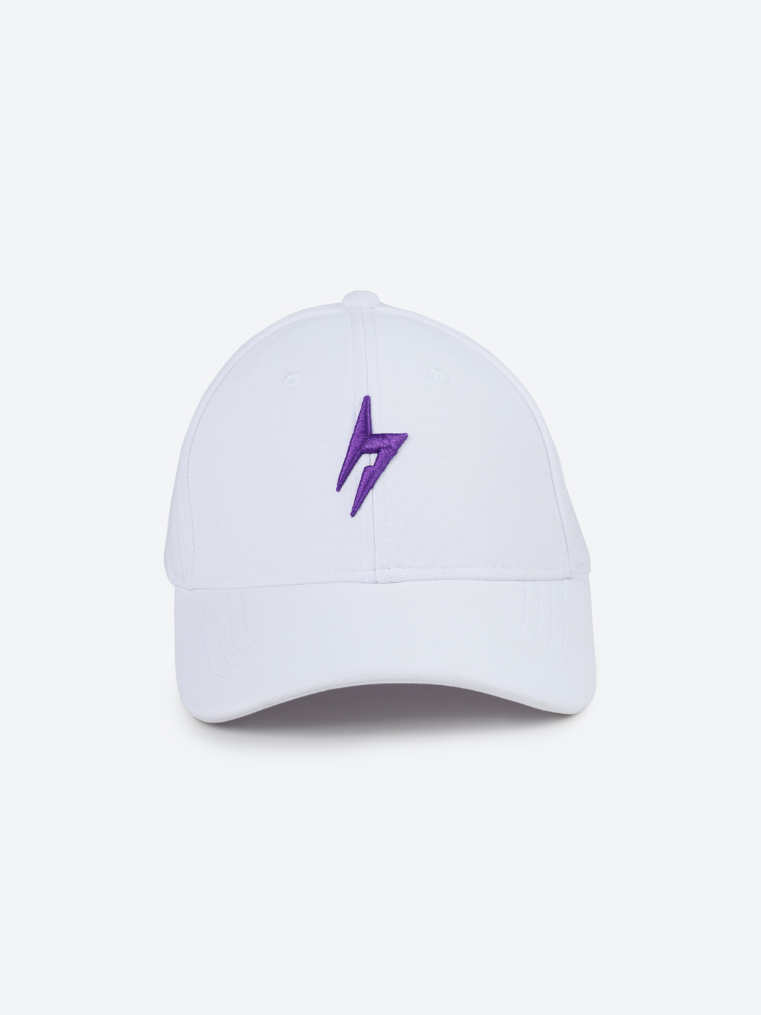 Thunderbolt Adjustable Cap For Running and Outdoor Activities (White)