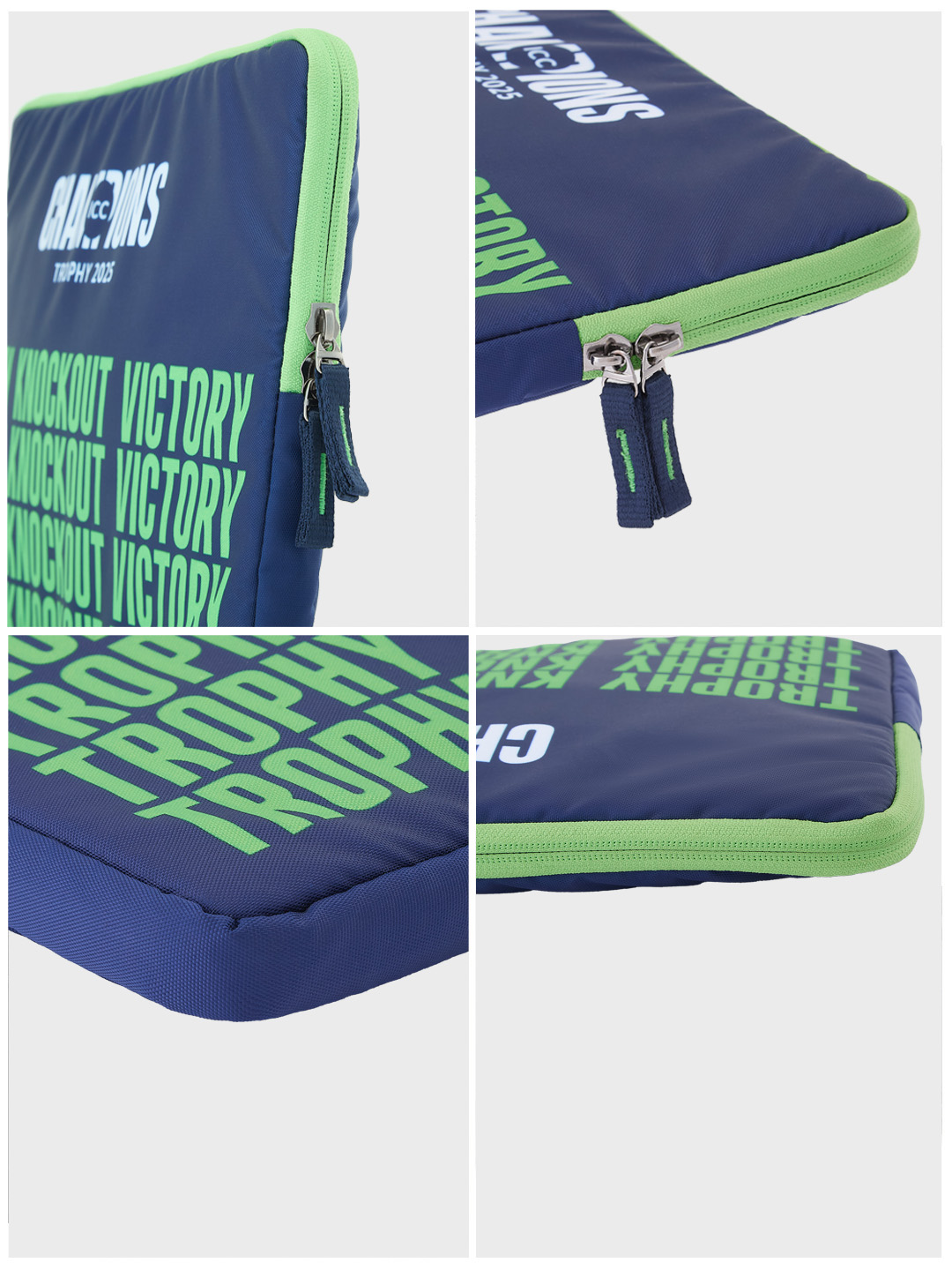 ICC Champion-2025 ICC Champions Trophy 2025 - 15.6 Inch Polyester Laptop Sleeves with Zip Closure, Durable and Stylish,  (2)