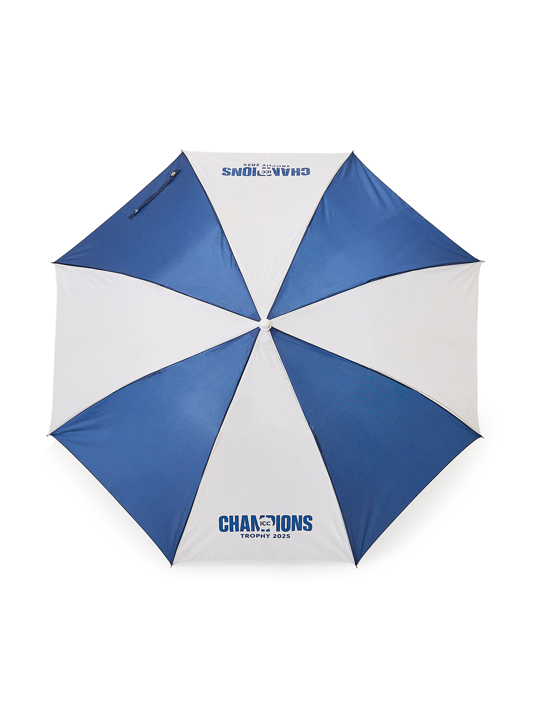ICC Champion-2025 ICC Champions Trophy 2025 - 24 Inch 2-Fold Automatic Umbrella for Men and Women - Blue/White (5)