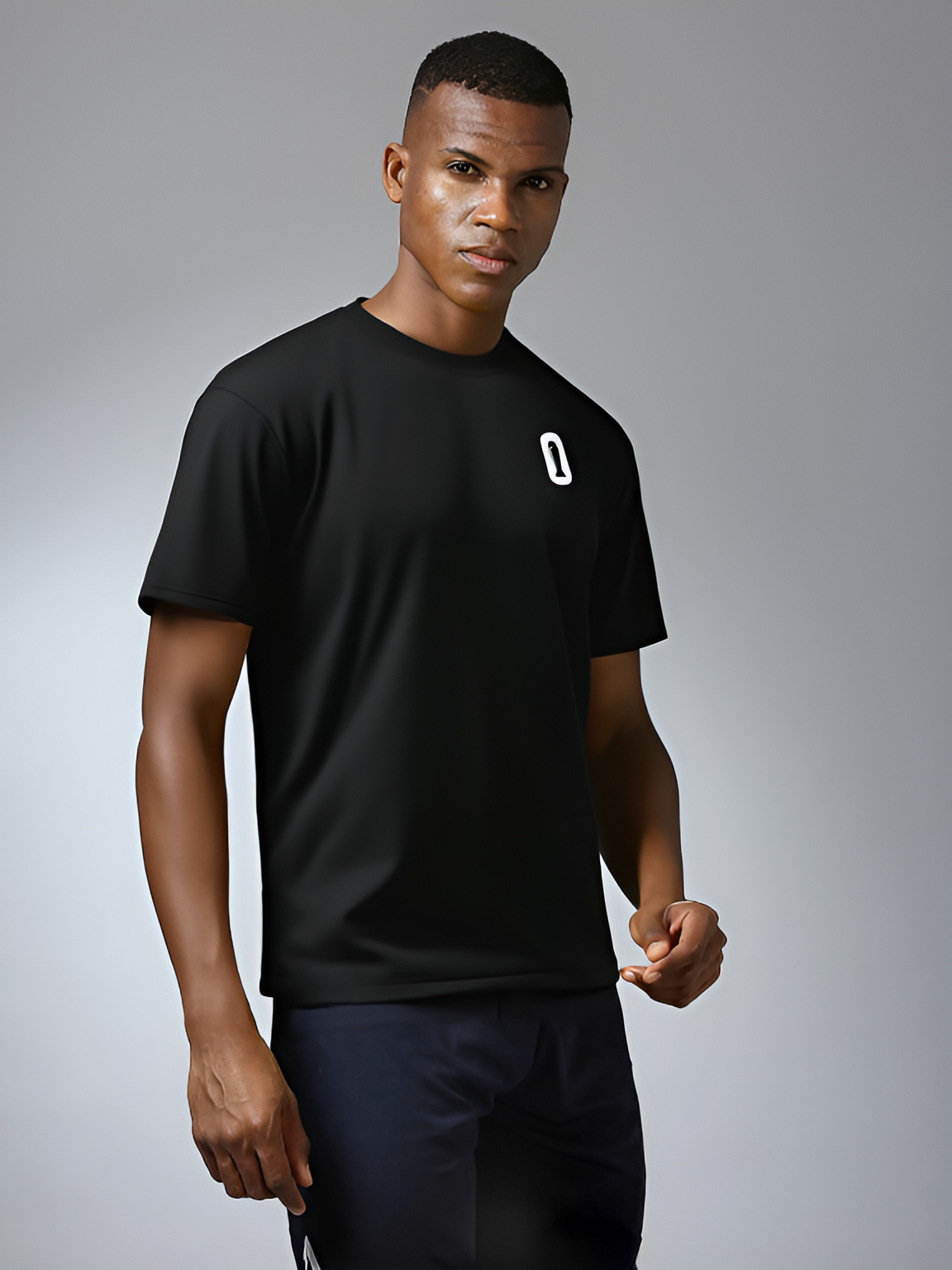 ICC Champion-2025 ICC Champions Trophy 2025 Men Black and White Graphic Printed Half Sleeves Round Neck Cotton Oversized (2)