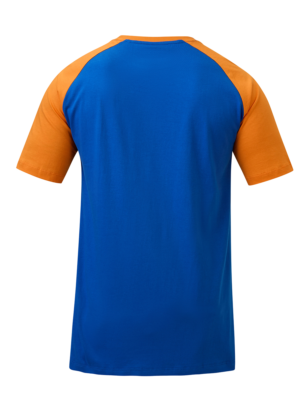 ICC Champion-2025 ICC Champions Trophy 2025 Men Royal Blue and Orange Colorblocked Printed Half Sleeves Round Neck Cotto (7)