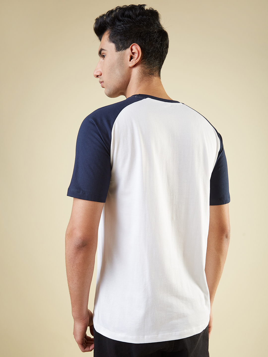 ICC Champion-2025 ICC Champions Trophy 2025 Men White and Blue Colorblocked Printed Half Sleeves Round Neck Cotton T-Shi (3)