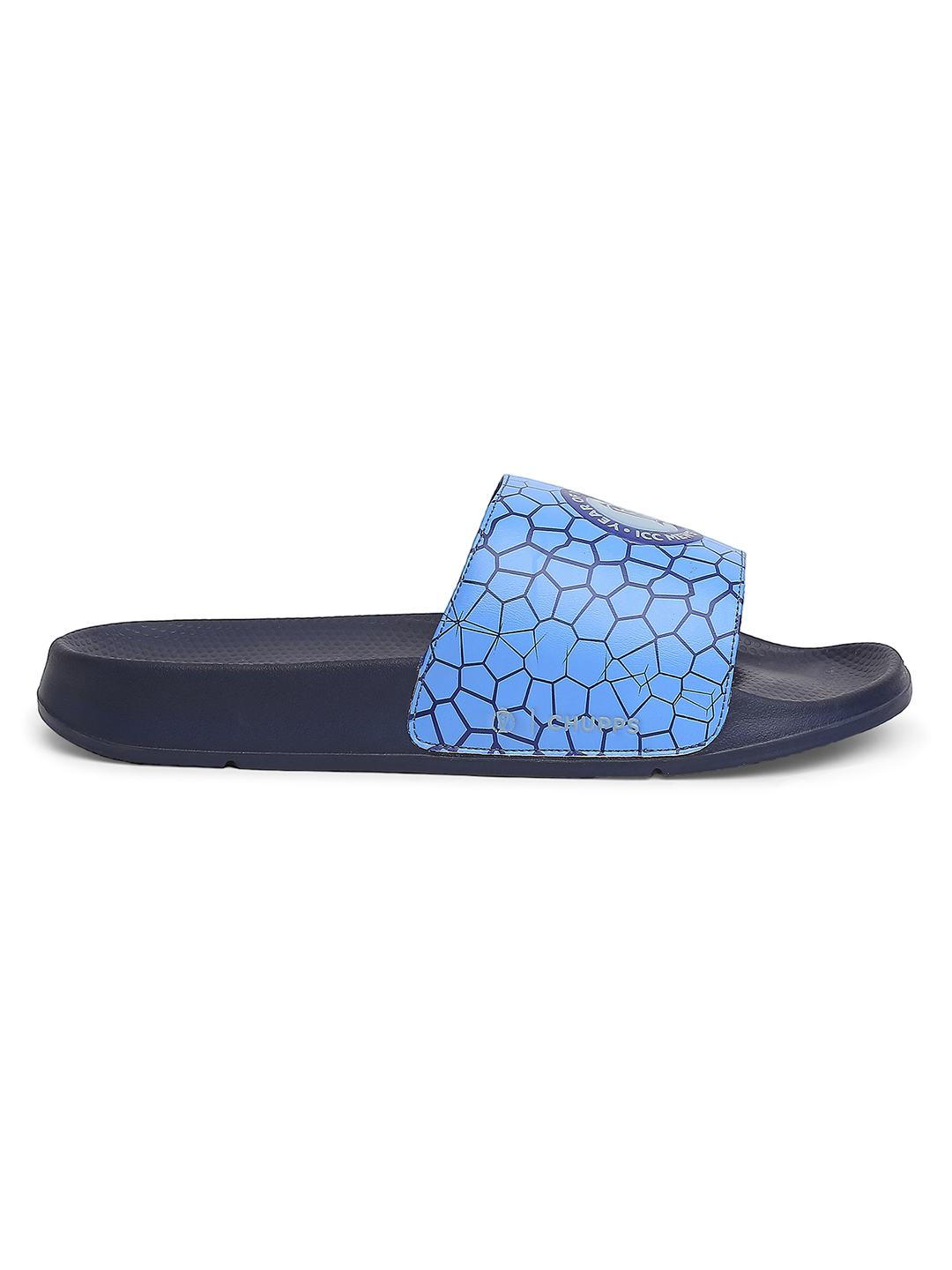ICC CWC-23 ICC CWC-23 Men's Printed ERGO-X Navy Blue Super Comfort Sliders (2)