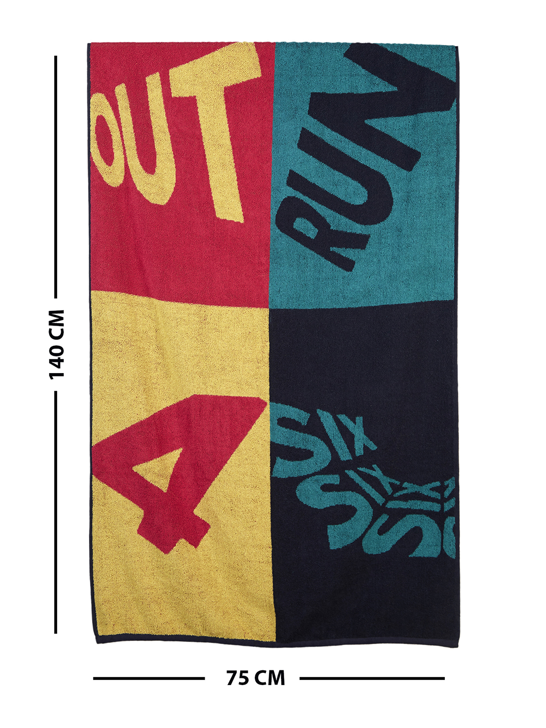 ICC T20 ICC Men's T20 WC-24, Bath Towel, Premium Cotton, Soft & Absorbent, Full Size - 75 cm x 140 cm, Multicolor, 470 G (3)