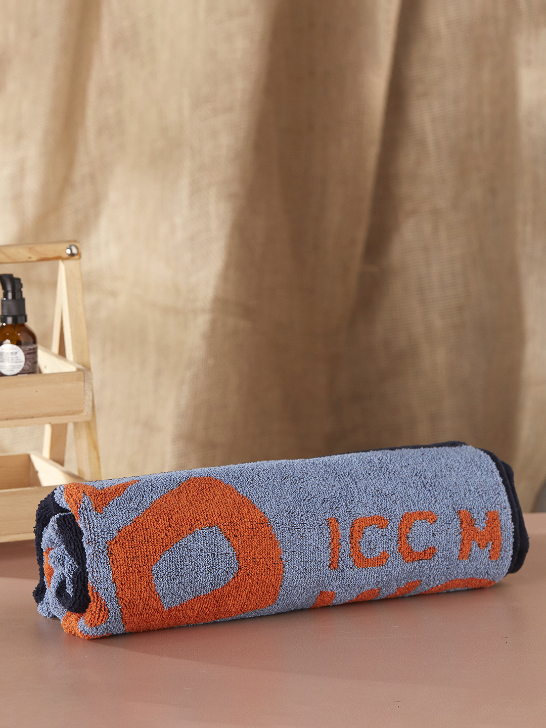 ICC T20 ICC Men's T20 WC-24, Bath Towel, Premium Cotton, Soft & Absorbent, Full Size - 75 cm x 140 cm, Multicolor, 470 G (2)