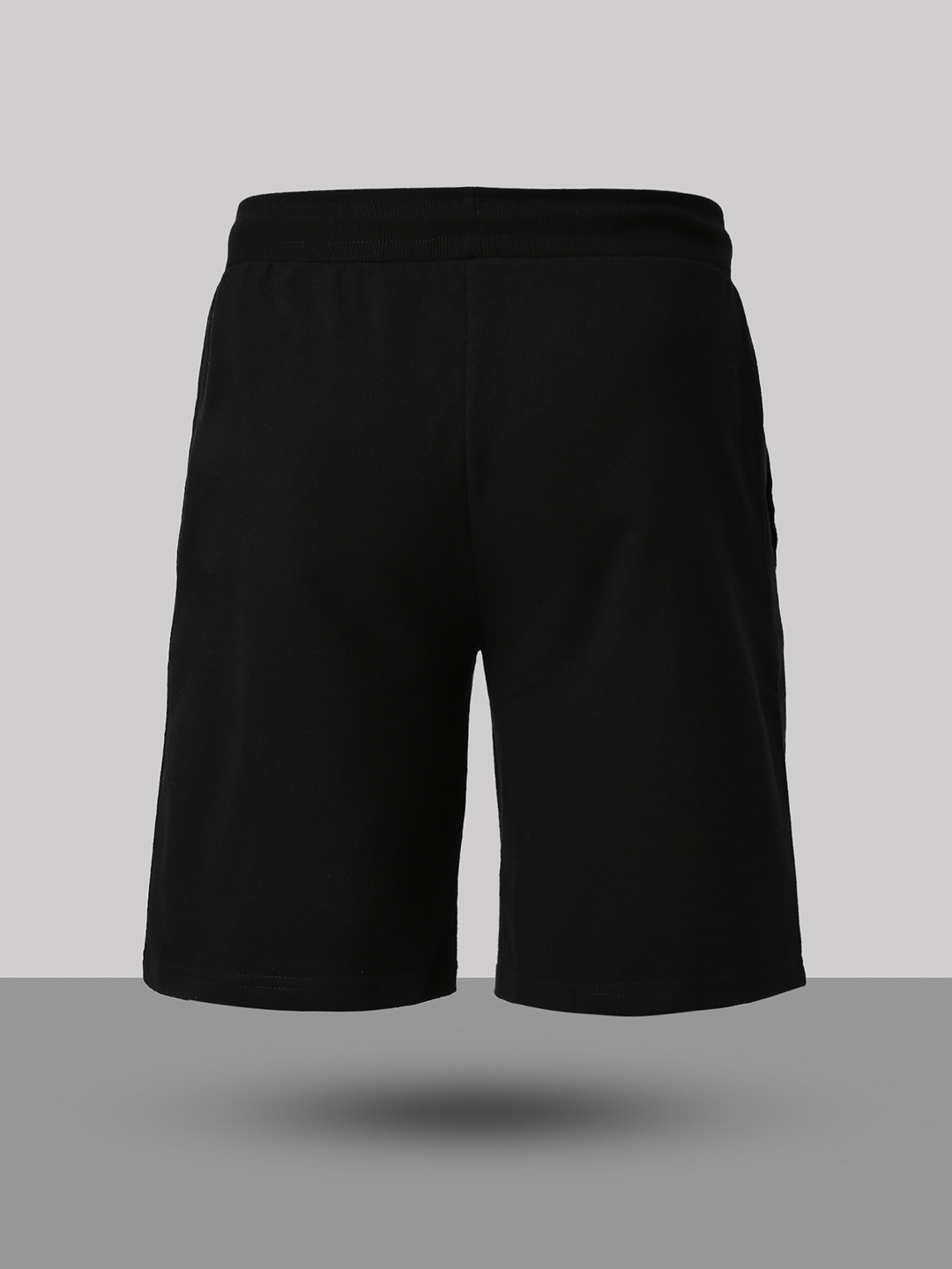 ICC T20 ICC Men's T20 WC-24 Black Logo Printed Mid-Rise Cotton Sports Shorts (8)