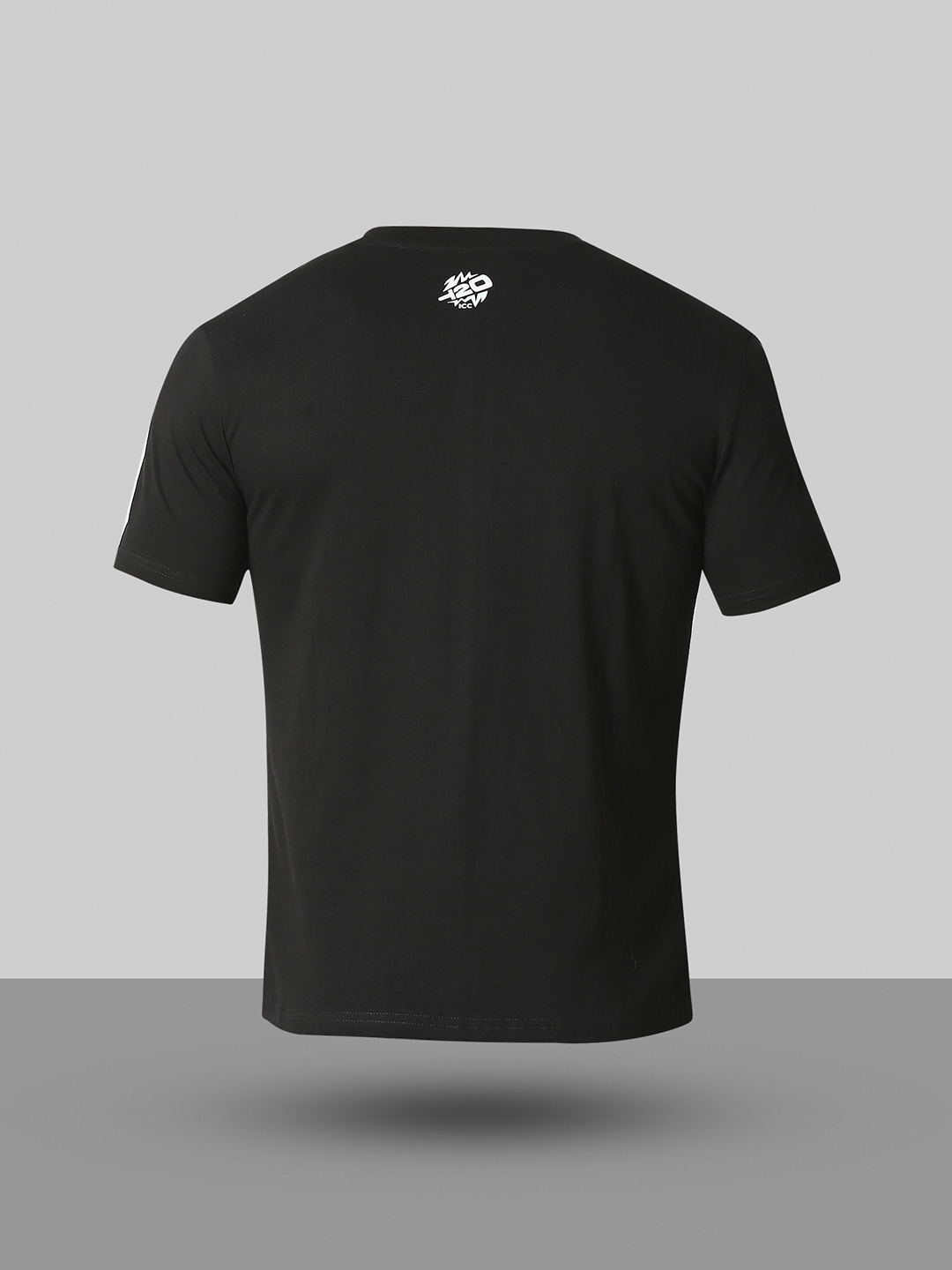 ICC T20 ICC Men's T20 WC-24 Black Printed Half Sleeves Cotton Round Neck T-Shirt (8)