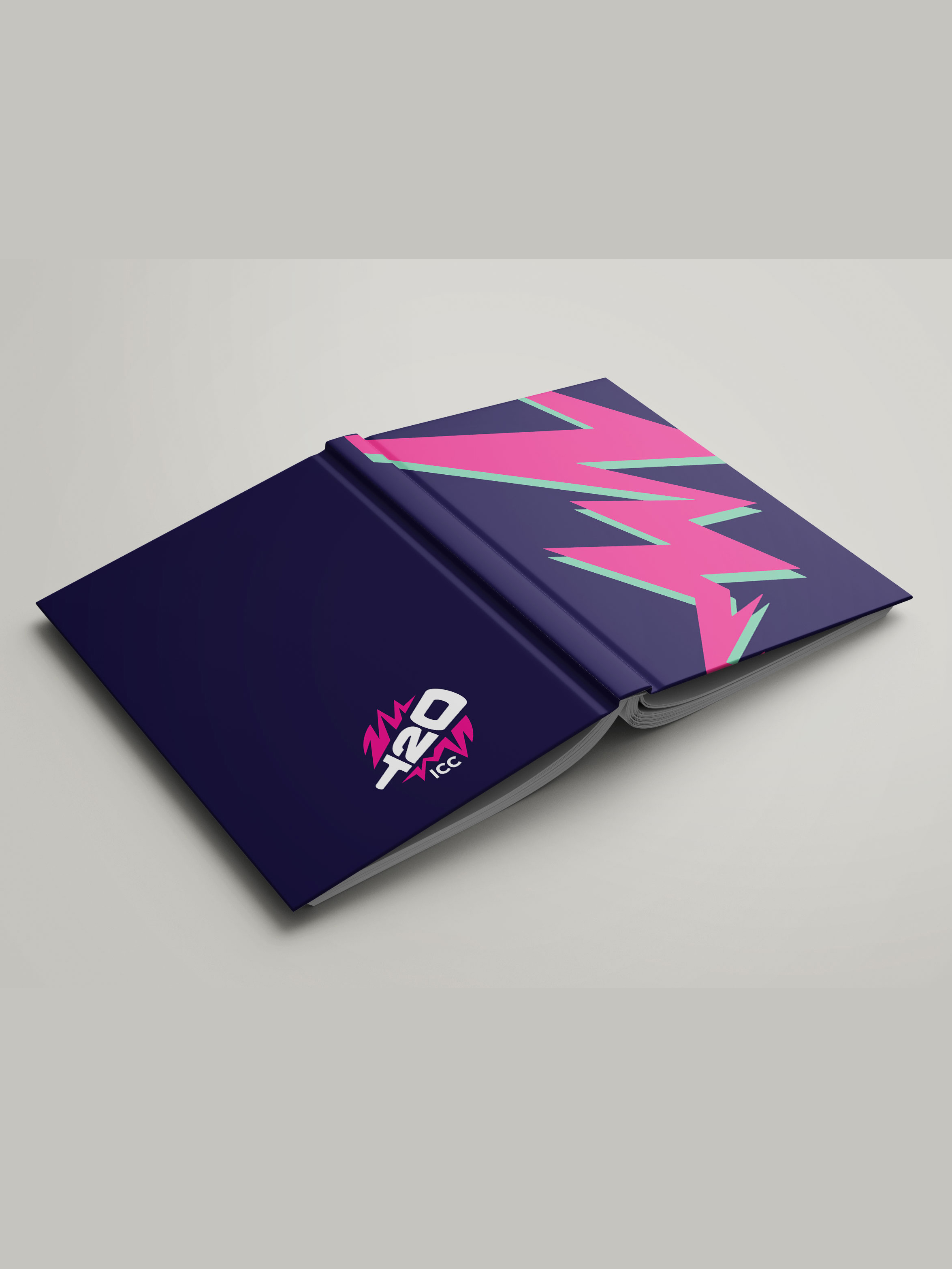 ICC T20 ICC Men's T20 WC-24 Blue and Pink Logo Printed Hard Cover Diaries (3)