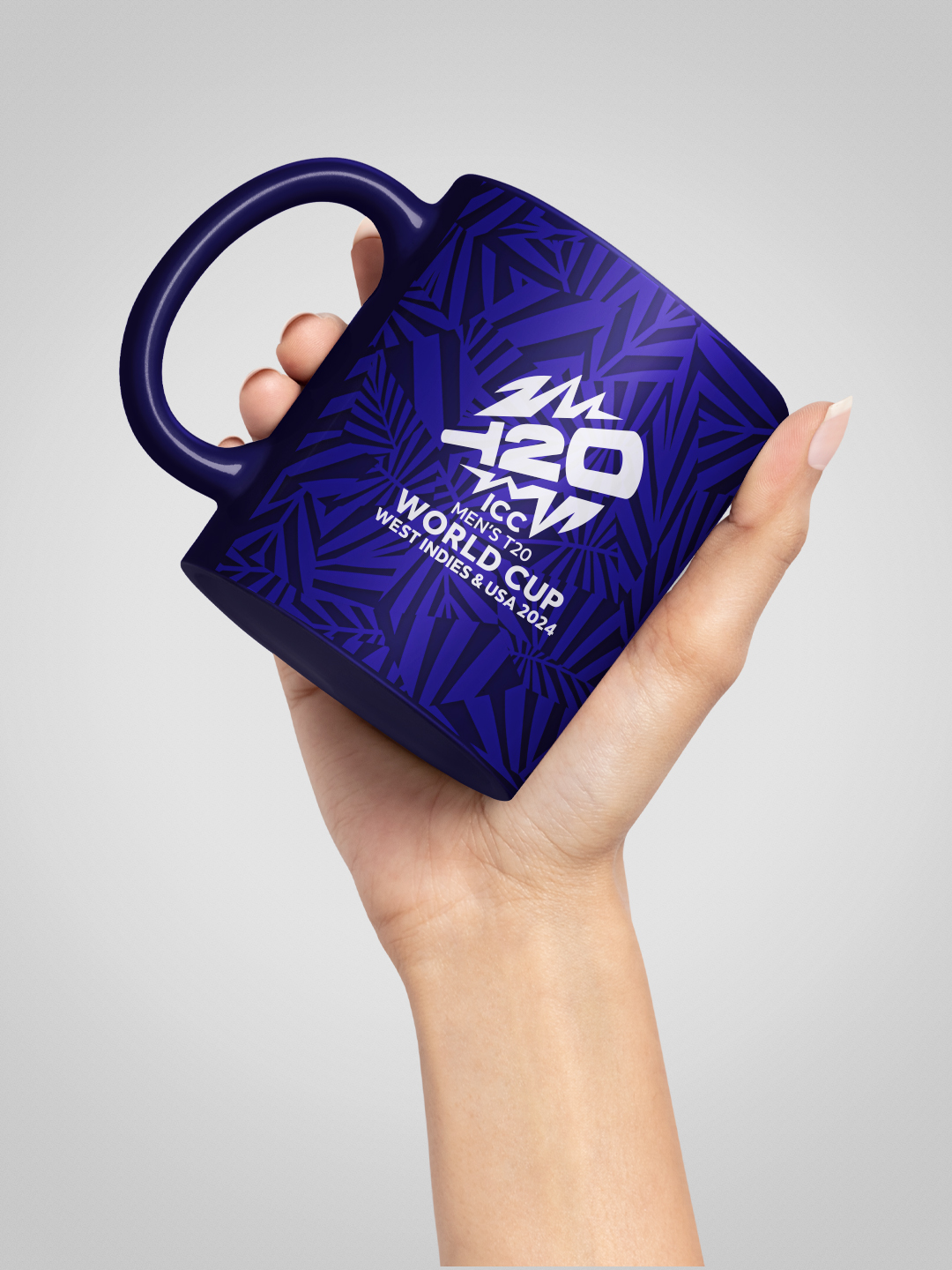 ICC T20 ICC Men's T20 WC-24 Blue and White Printed Ceramic Coffee Mug (2)