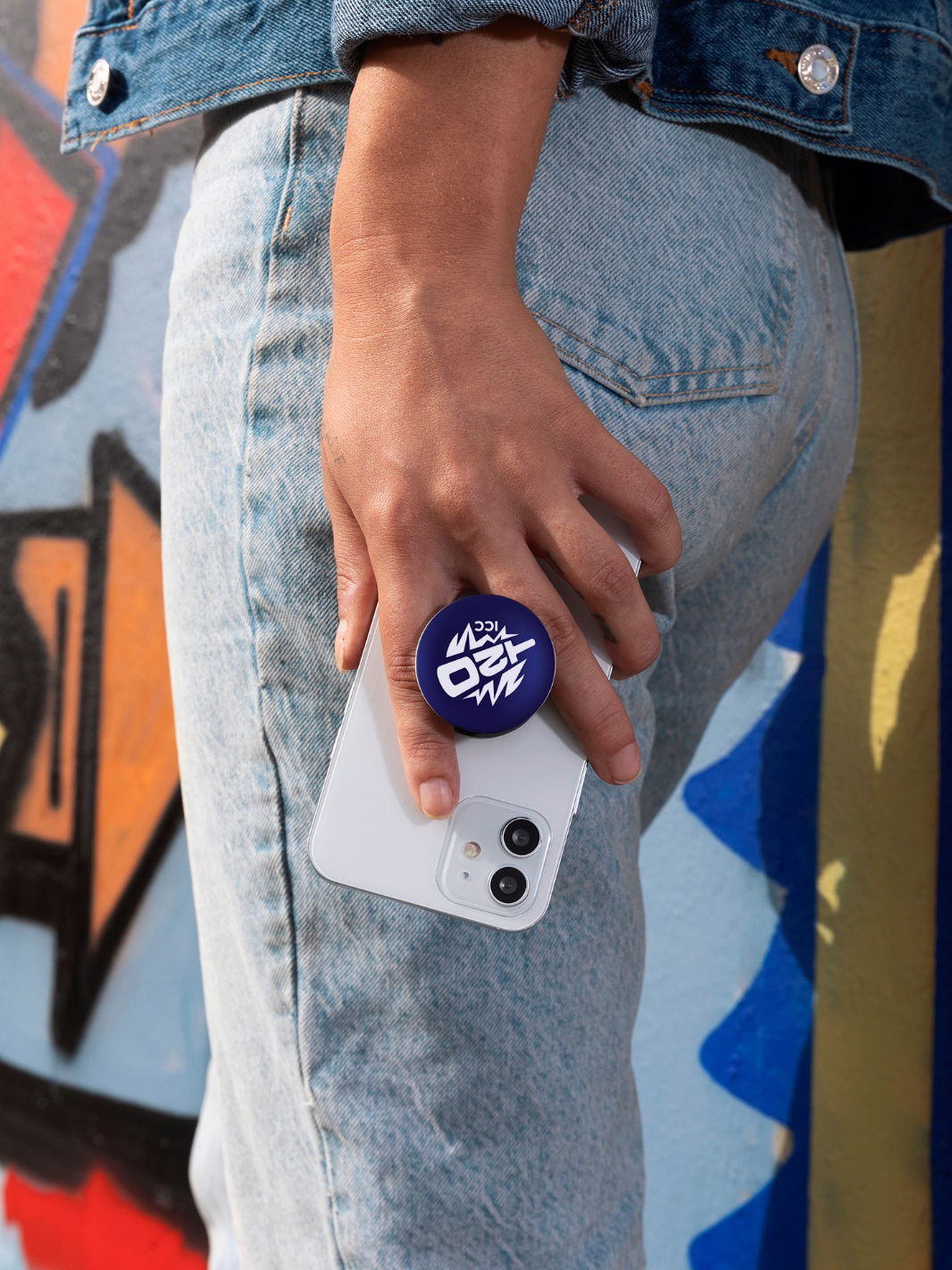 ICC T20 ICC Men's T20 WC-24 Blue and White Printed Pop Socket (3)