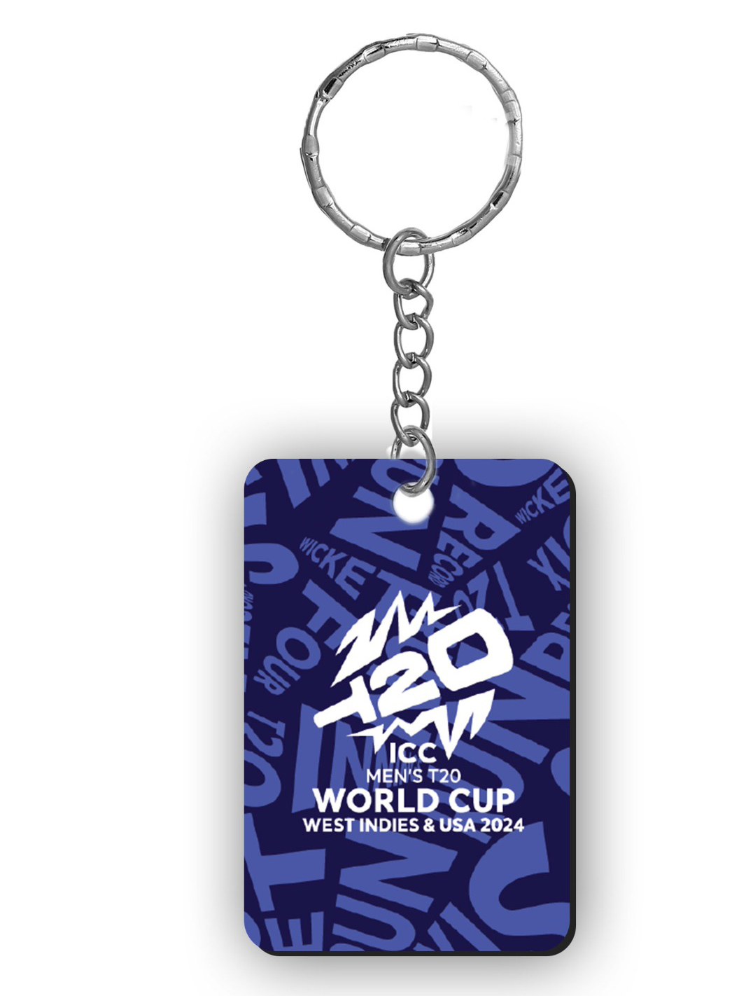 ICC T20 ICC Men's T20 WC-24 Blue Logo Printed Metal Keychain (1)
