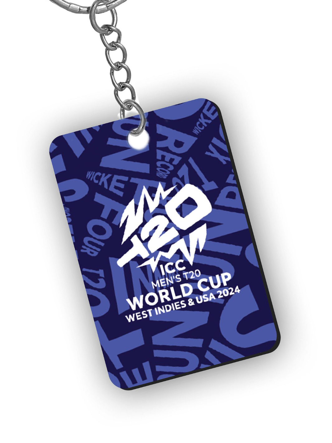 ICC T20 ICC Men's T20 WC-24 Blue Logo Printed Metal Keychain (2)
