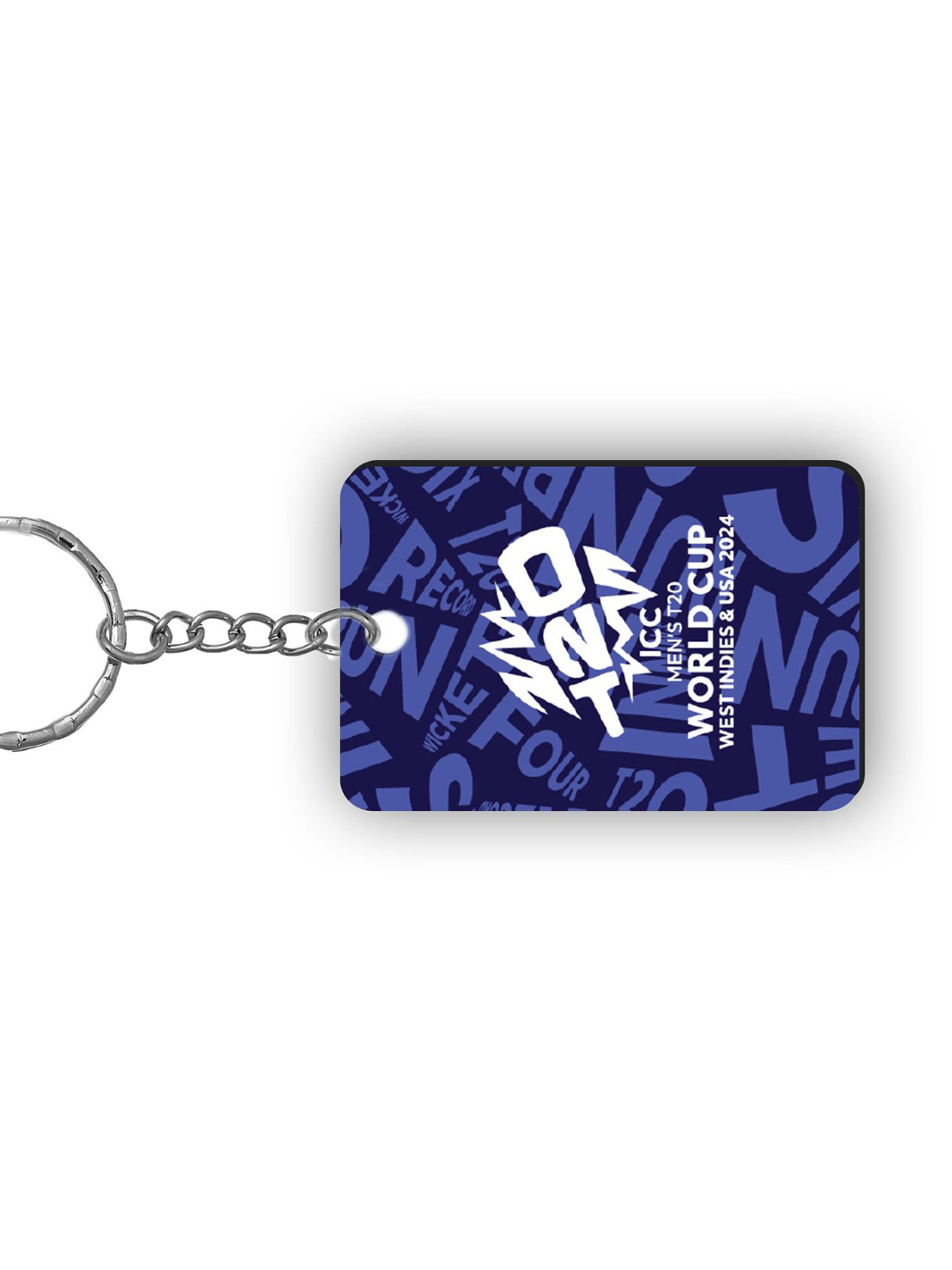 ICC T20 ICC Men's T20 WC-24 Blue Logo Printed Metal Keychain (3)