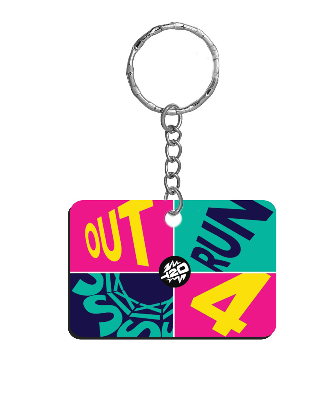 ICC T20 ICC Men's T20 WC-24 Multicolor Logo Printed Metal Keychain (1)