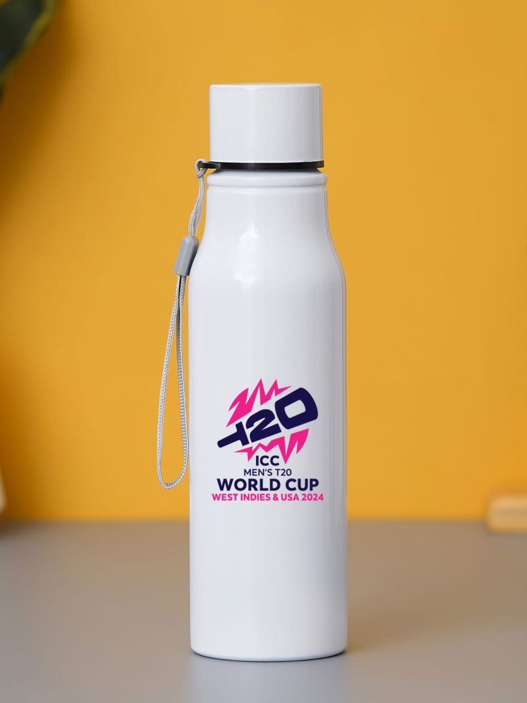 ICC T20 ICC Men's T20 WC-24 Printed Single Walled Stainless Steel Water Bottle - 750 ML (Pack of 1) (2)