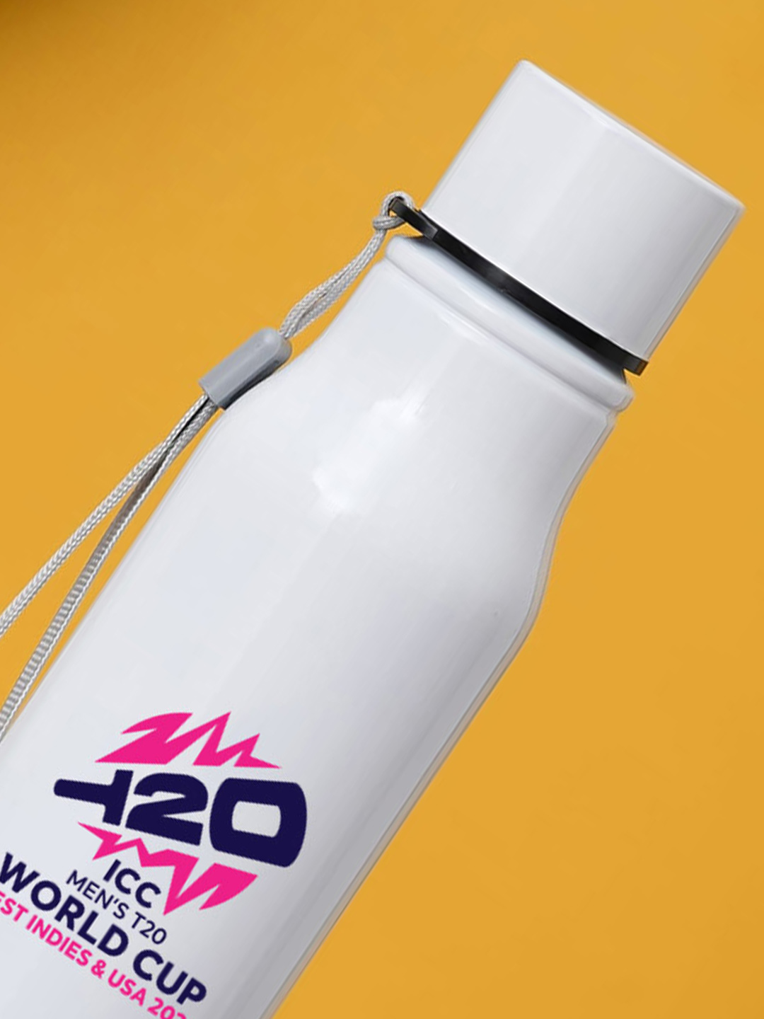 ICC T20 ICC Men's T20 WC-24 Printed Single Walled Stainless Steel Water Bottle - 750 ML (Pack of 1) (4)