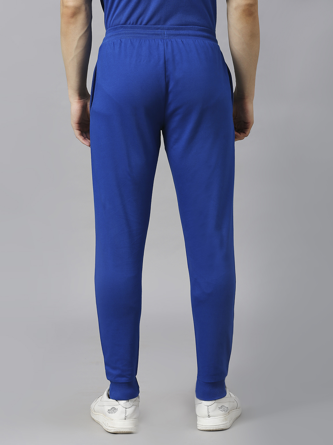 ICC T20 ICC Men's T20 WC-24 Royal Blue Logo Printed Mid-Rise Slim Fit Training Joggers (4)