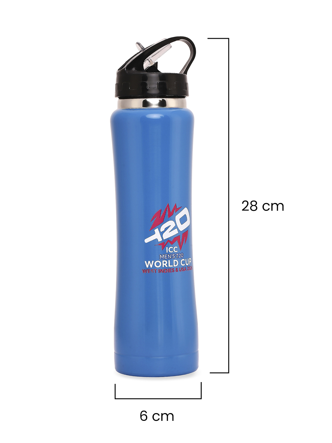 ICC T20 ICC Men's T20 WC-24 Single Walled Stainless Steel Sipper - 750 ML (3)