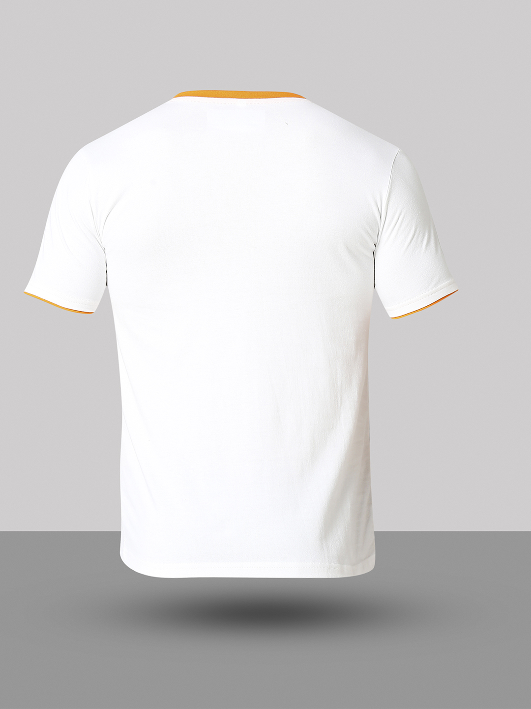 ICC T20 ICC Men's T20 WC-24 White and Orange Printed Half Sleeves Round Neck Cotton T-Shirt (9)