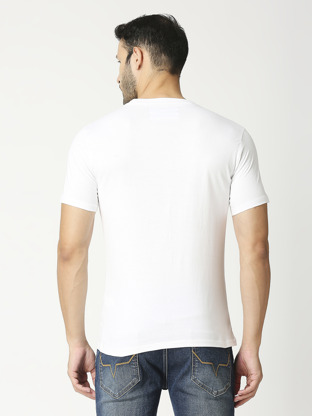 ICC T20 ICC Men's T20 WC-24 White Graphic Printed Half Sleeves Cotton Round Neck T-Shirt (5)
