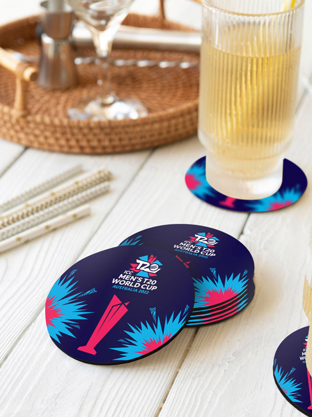 ICC T20 ICC T20 Circle Coaster (2)