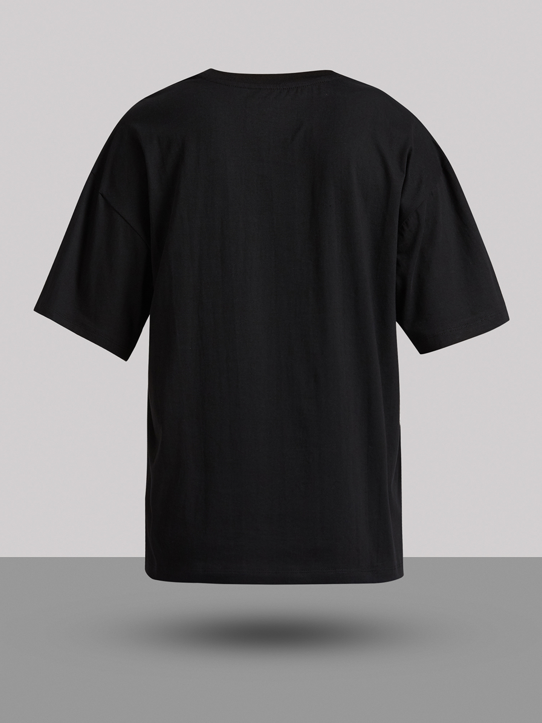 ICC WWC T20 ICC Women's T20 WC-24 Black Graphic Printed Oversized T-Shirt (8)